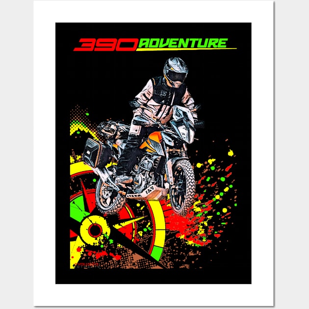 390 KTM adventure Wall Art by EvolutionMotoarte